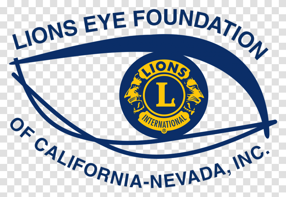 Lions Club Eye Logo, Label, Trademark Transparent Png