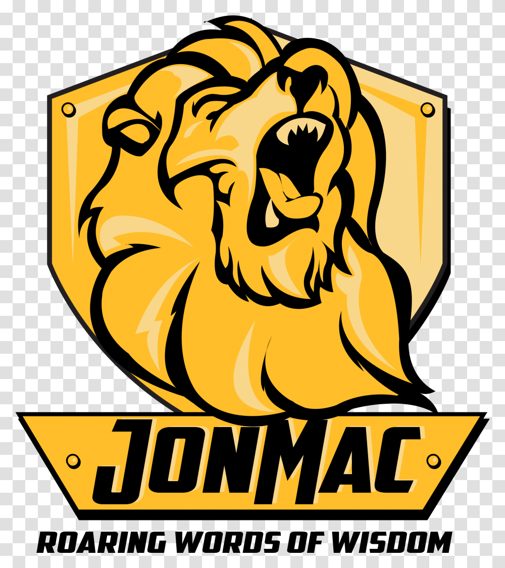Lions Roaring Clipart Lion Roar Logo, Poster, Advertisement Transparent Png