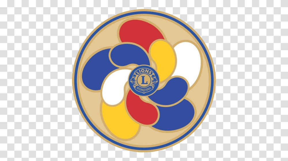 Lions Slogans Lions Club International President Logo, Symbol, Trademark, Machine, Disk Transparent Png