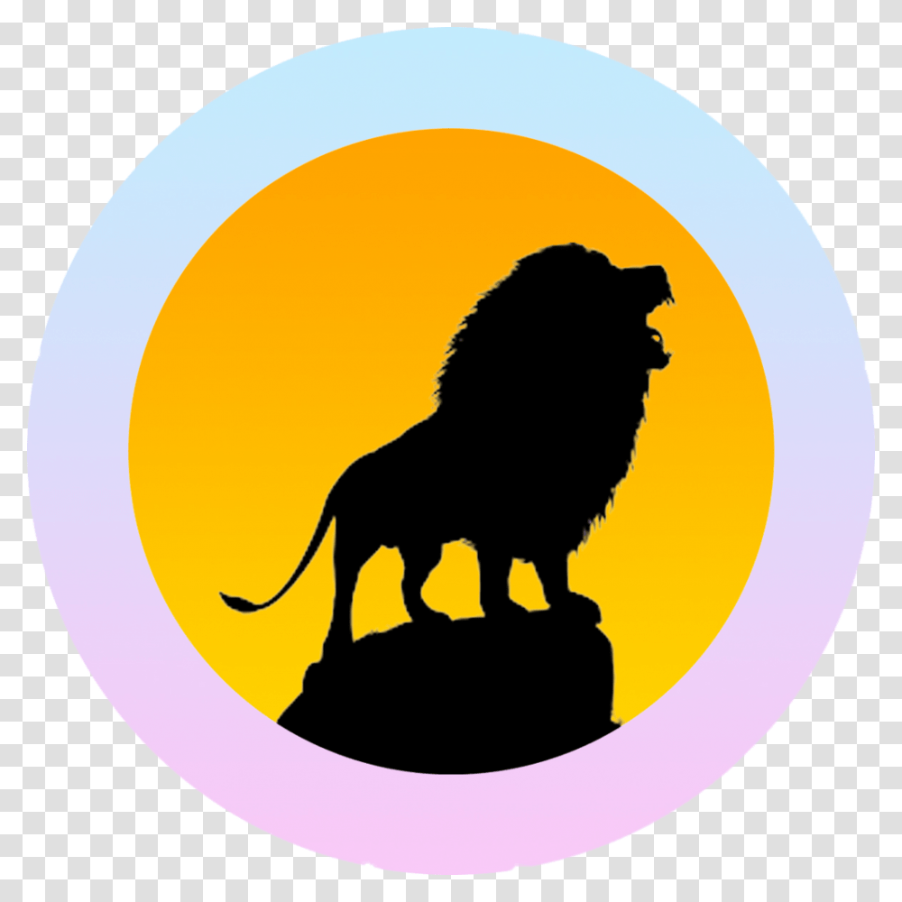Liontourssilhouette Roaring Lion Silhouette, Dog, Animal, Mammal Transparent Png