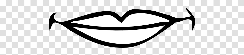 Lip Clipart Black And White Clip Art Images, Stencil, Mustache, Heart, Silhouette Transparent Png