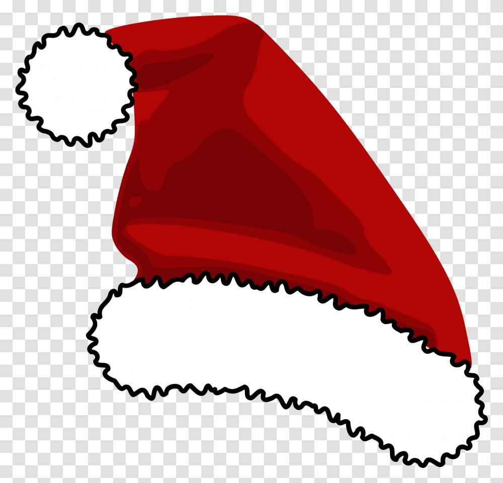 Lip Clipart Christmas Santa Hat Vector, Teeth, Mouth, Plant, Logo Transparent Png