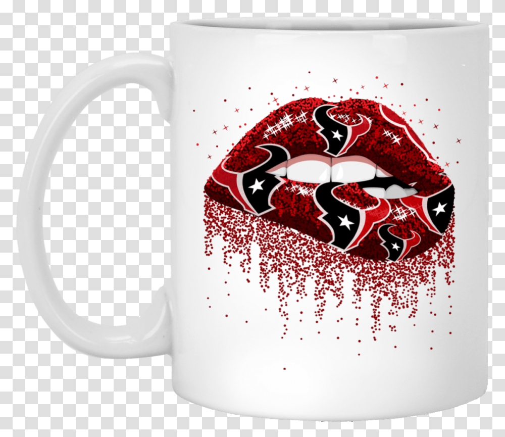 Lip Houston Texans Mugs Dear Dad Thanks For Putting Up, Coffee Cup, Mouth Transparent Png