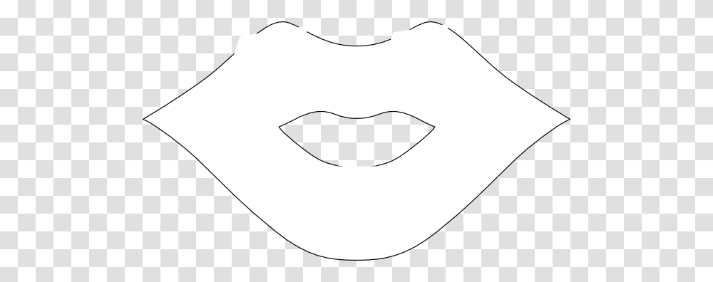 Lip Outline Clip Art, Cushion, Mouth, Produce, Food Transparent Png