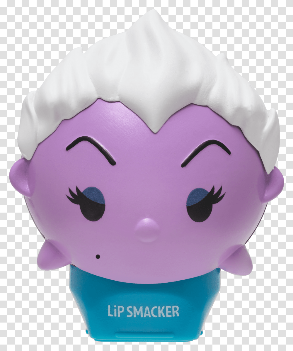 Lip Smacker Disney Tsum Tsum Ursula In Wicked Grape Tsum Tsum Ursula Lip Smackers, Piggy Bank, Person Transparent Png