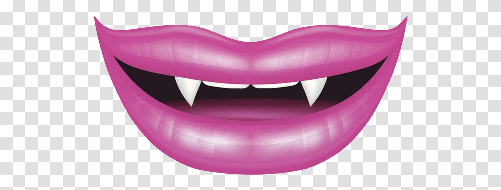 Lip Vampire Smile Illustration Tongue, Teeth, Mouth, Inflatable Transparent Png