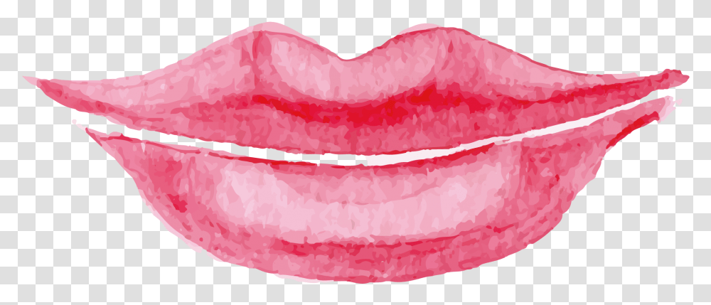 Lip Watercolor Painting Cartoon Lips Background, Plant, Food, Mouth, Fruit Transparent Png