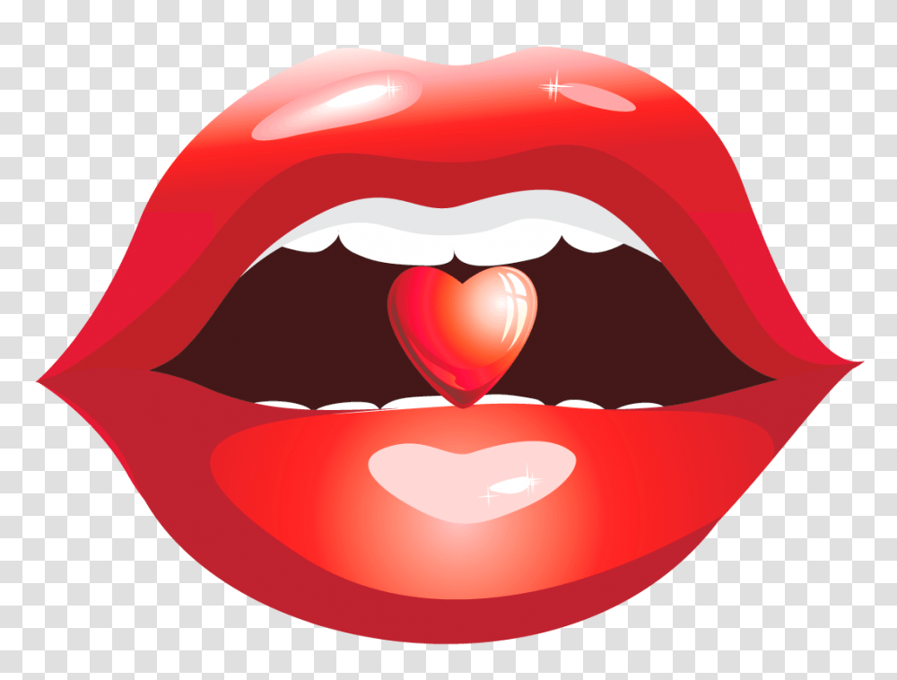 Lip With Heart Inside Photo 945 Free Download Heart Lips, Mouth, Tongue, Teeth, Food Transparent Png