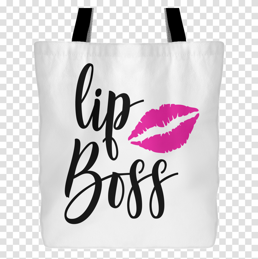 Lipboss Canvas Tote Shopping Bag Lips Clip Art, Tote Bag Transparent Png