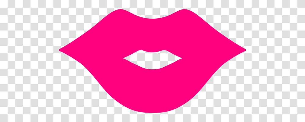 Lips Emotion, Heart, Mustache, Sticker Transparent Png