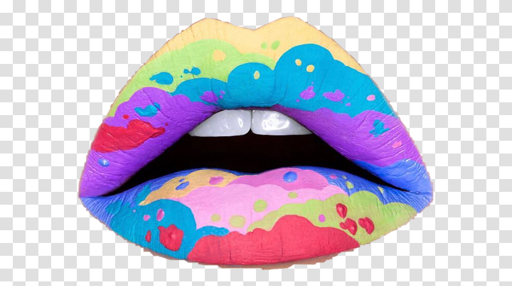 Lips Aesthetic Aesthetictumblr Aestheticlips Lipstick, Cushion, Pillow, Mouth, Teeth Transparent Png