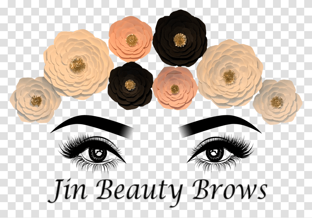 Lips And Eyeliner Tattoo Jin Beauty Brows Eye Liner, Clothing, Apparel, Hat, Headband Transparent Png