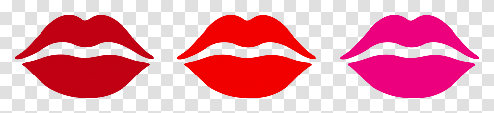 Lips Clipart Kiss Mark, Heart, Mustache, Maroon Transparent Png