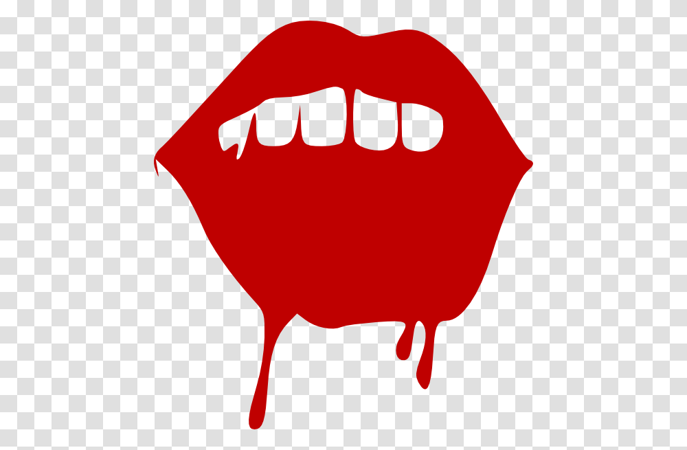Lips Clipart Vampire, Teeth, Mouth, Ketchup, Food Transparent Png