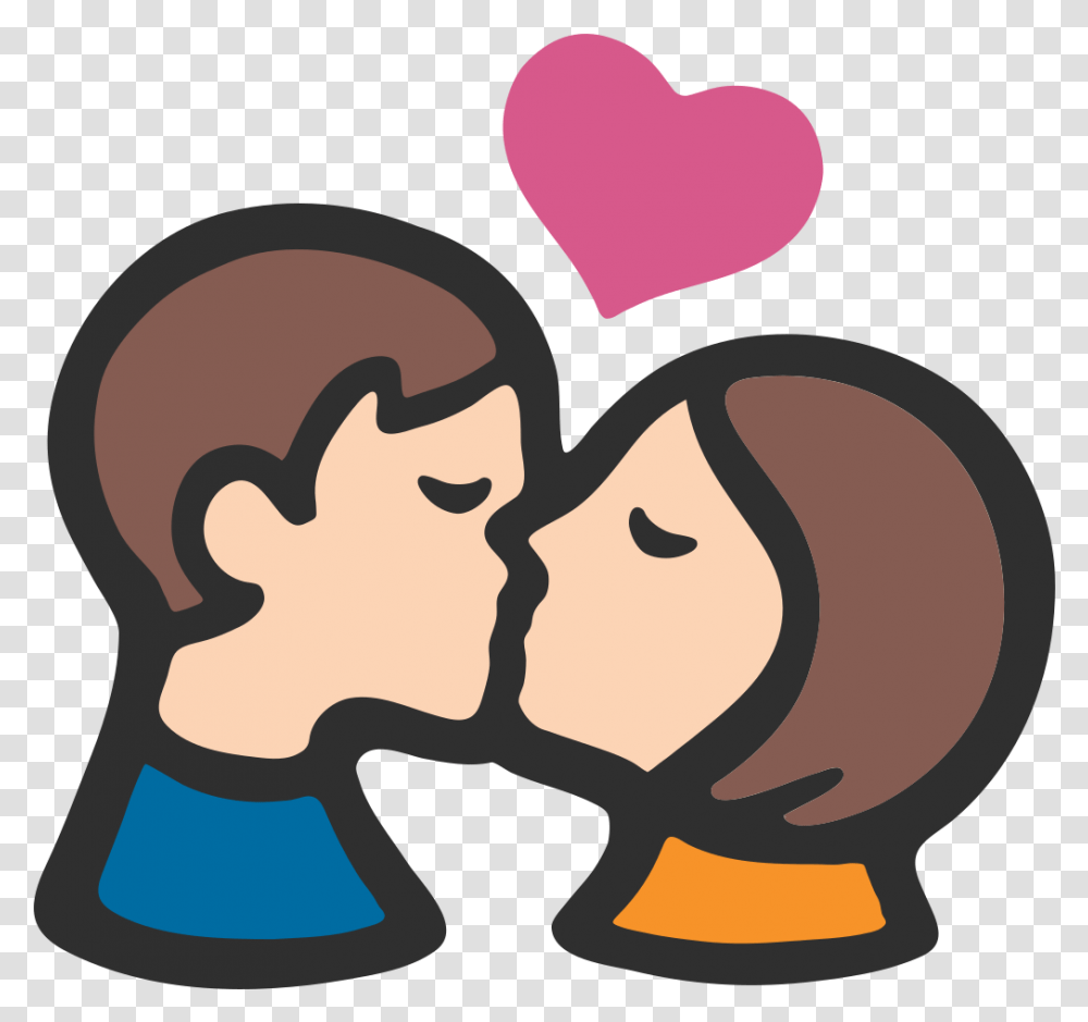 Lips Emoji Emojis Kissing Each Other, Make Out, Dating, Painting Transparent Png