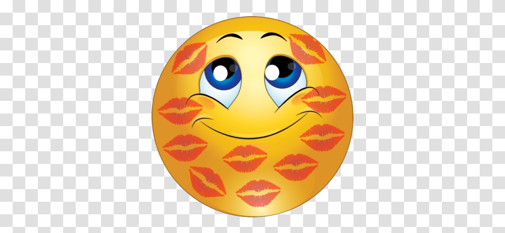 Lips Emoji High Quality Image Emoji With Kisses All Over, Egg, Food, Easter Egg, Bowl Transparent Png