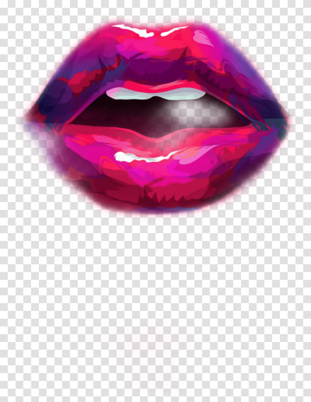 Lips Erotic Lip Gloss, Mouth, Purple, Tongue Transparent Png