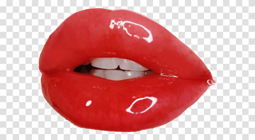 Lips Gloss Sexywoman Glossy Lips Aesthetic, Mouth, Ketchup, Food, Teeth Transparent Png