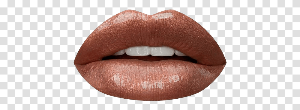 Lips Image Download Huda Beauty Lip Strobe Shameless, Mouth, Teeth, Tongue, Lipstick Transparent Png