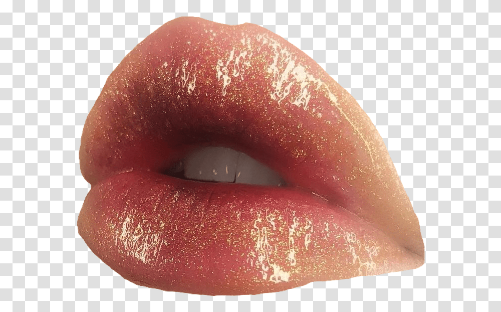 Lips Lipgloss Glitter Pngs Lovely Pngs Usewithcredit Cool Lips Aesthetic, Mouth, Fungus, Tongue Transparent Png