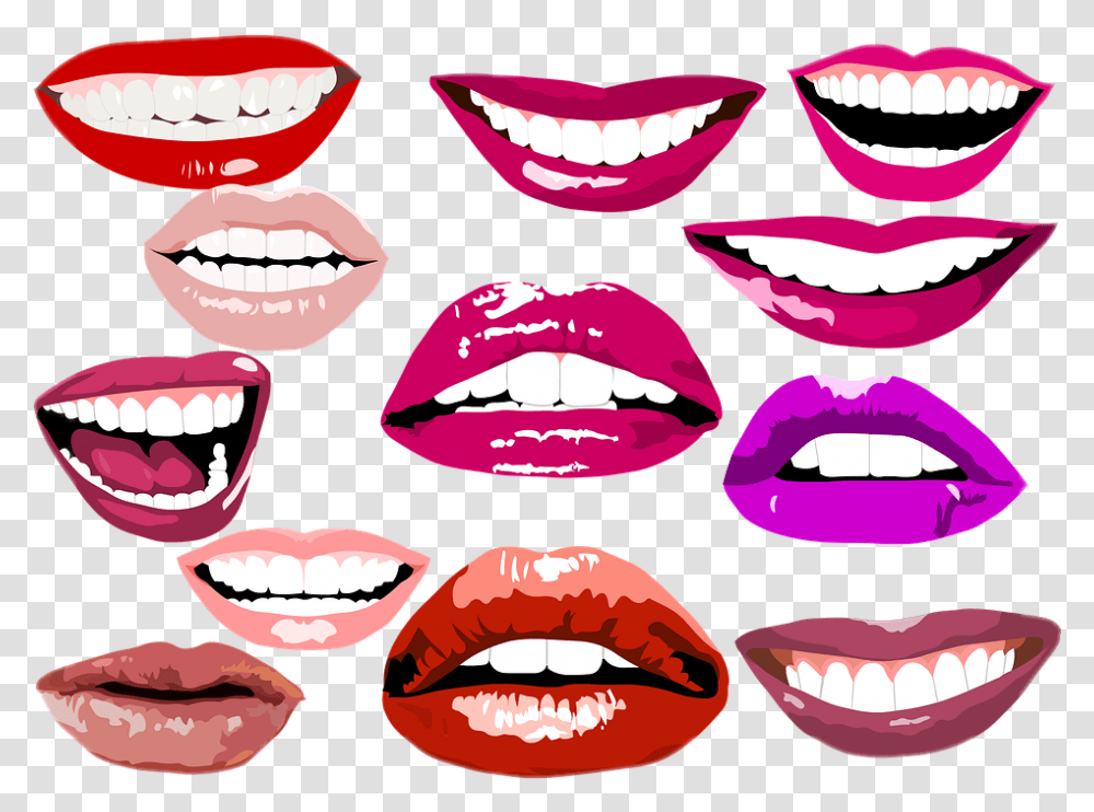 Lips Lipstick Lip Gloss Pout, Mouth, Tongue, Teeth Transparent Png