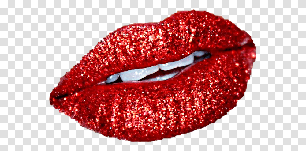 Lips Lipstick Makeup Orange Teeth Mouth Sparkle Buy Sparkly Red Lipstick, Light Transparent Png