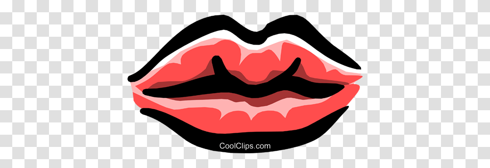 Lips Mouth Royalty Free Vector Clip Art Illustration, Teeth, Tongue, Steamer Transparent Png