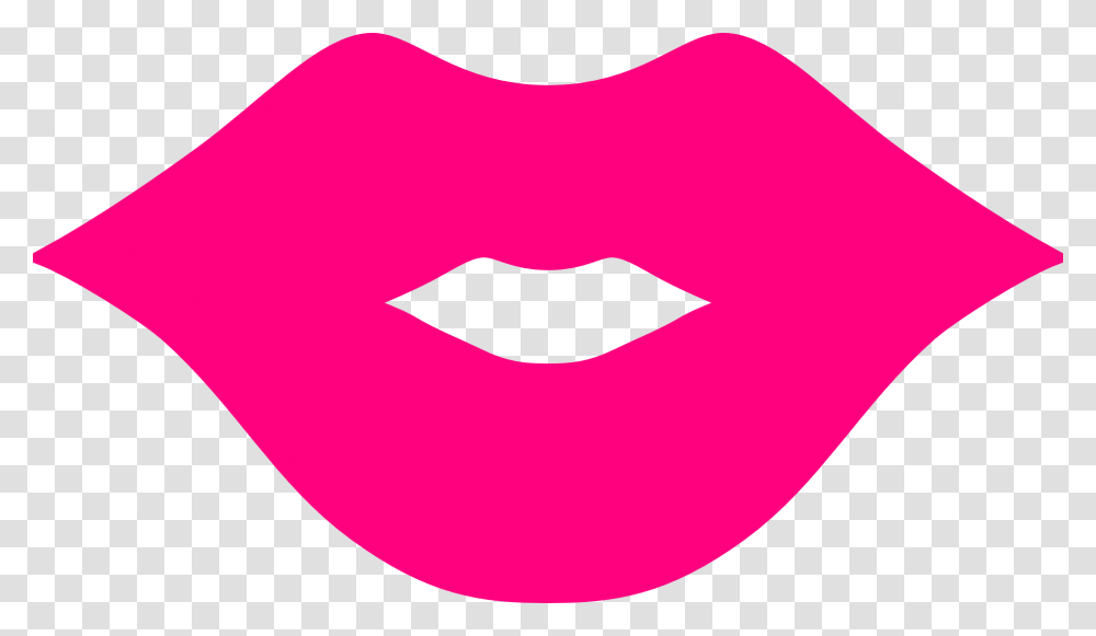 Lips Outline Pink Lips Clipart, Heart, Mouth, Ketchup, Food Transparent Png