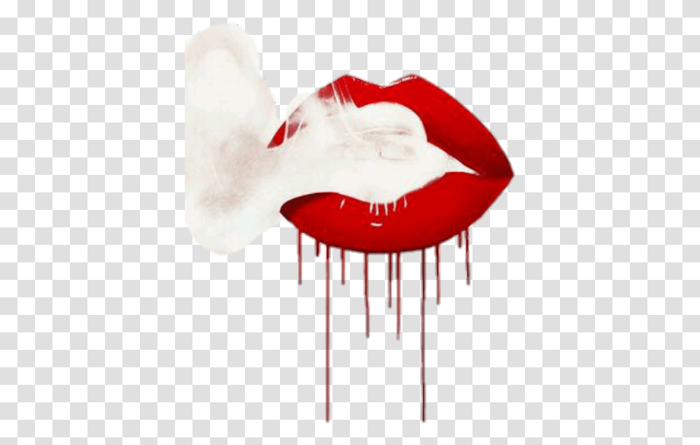 Lips Red Lipstick Smoke Smoking Mouth Cigarette Lips With Smoke Coming Out, Teeth, Toothpaste, Stain Transparent Png