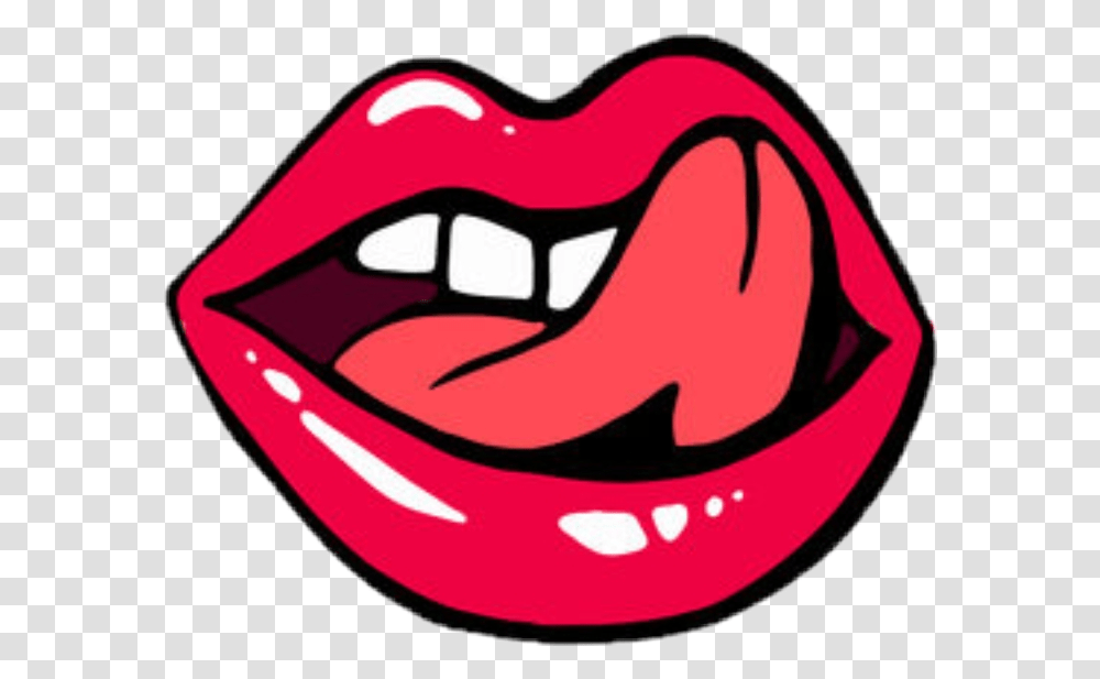 Lips Red Tongue Glossy Yum, Mouth, Sunglasses, Accessories, Accessory Transparent Png