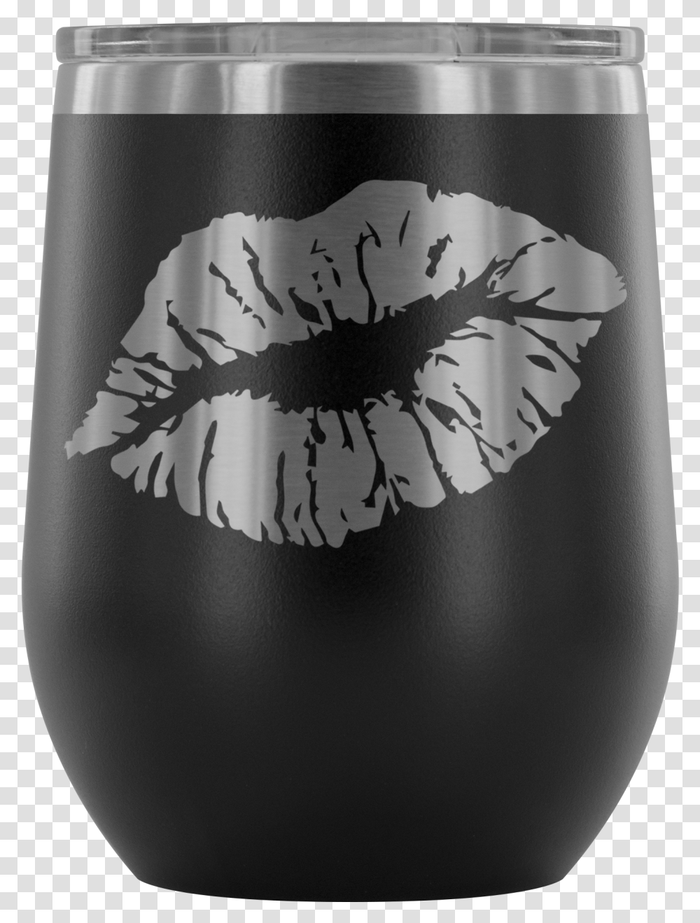 Lipstick Kiss Print Slanted Lips, Alcohol, Beverage, Beer, Bottle Transparent Png
