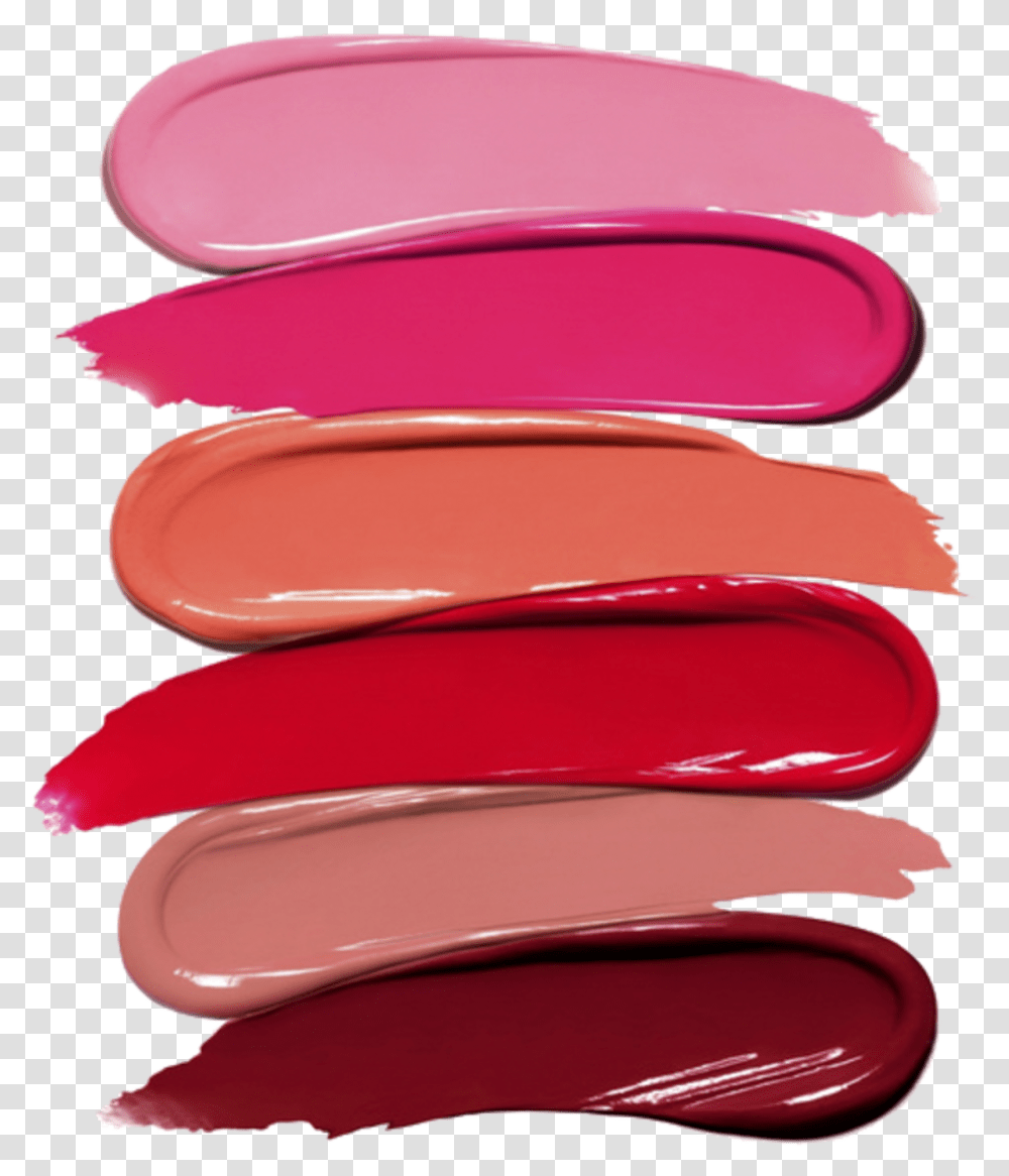 Lipstick Swatch Swatches Red Pink Paint Lipstick, Clothing, Apparel, Flip-Flop, Footwear Transparent Png