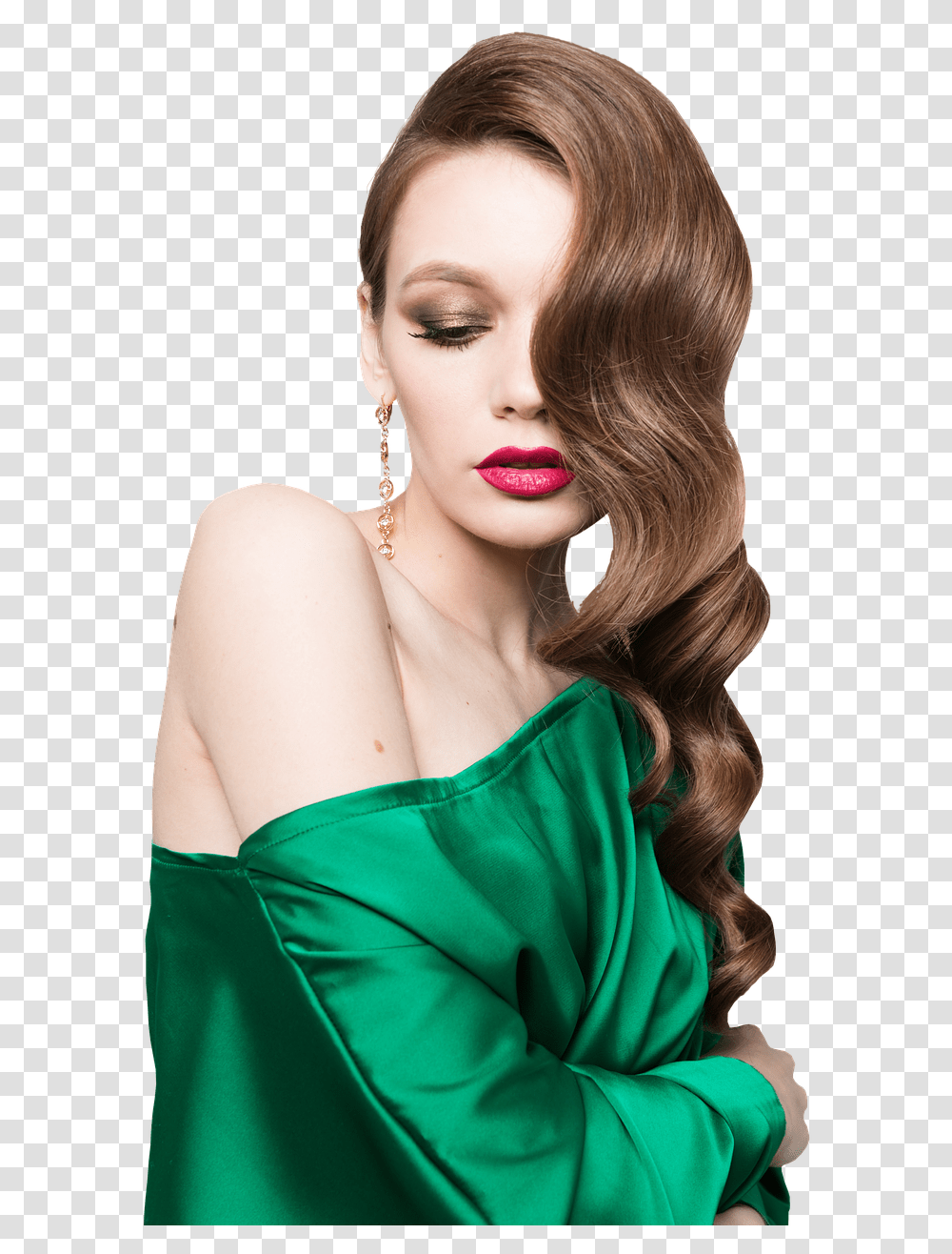 Lipstick With Green Top, Evening Dress, Robe, Gown, Fashion Transparent Png