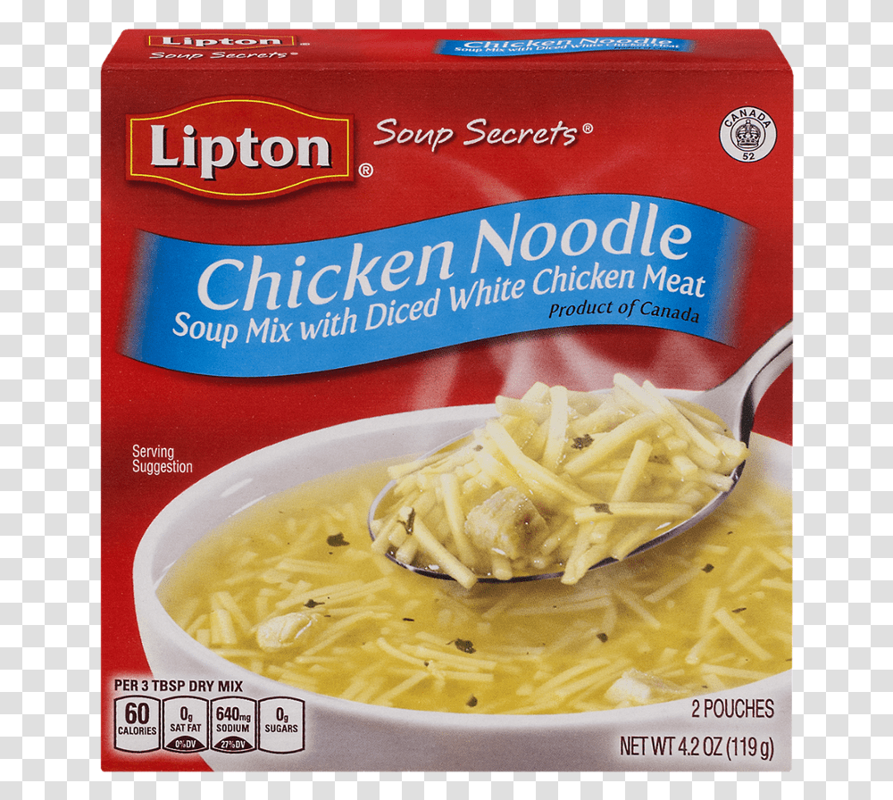 Lipton Chicken Noodle Soup, Pasta, Food, Bowl, Vermicelli Transparent Png