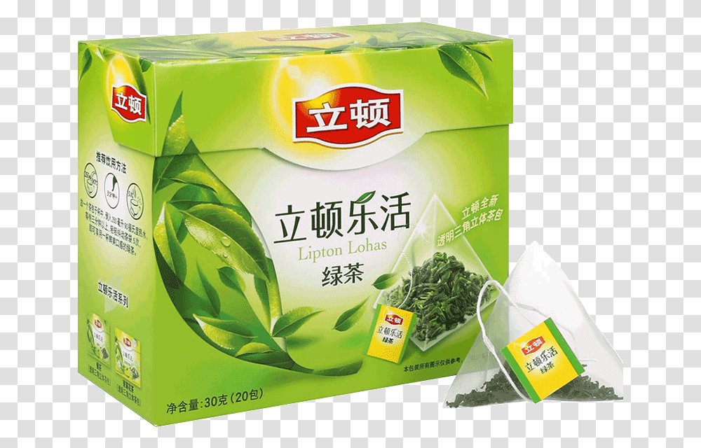 Lipton Green Tea Bag Loha Triangle Tea Bag Teabag 20 Lipton, Plant, Vase, Jar, Pottery Transparent Png