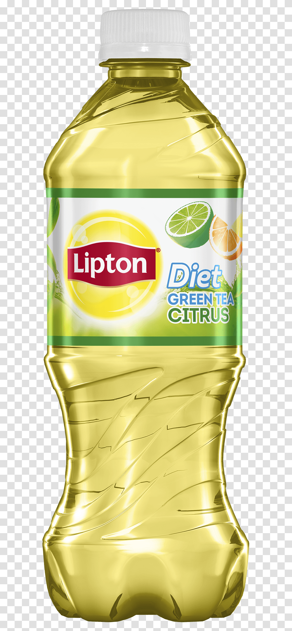 Lipton Green Tea Citrus, Bottle, Mineral Water, Beverage, Water Bottle Transparent Png