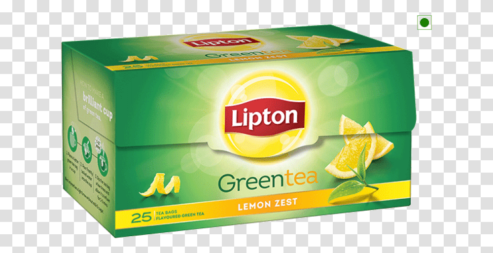 Lipton Green Tea Flavours, Plant, Box, Citrus Fruit, Food Transparent Png