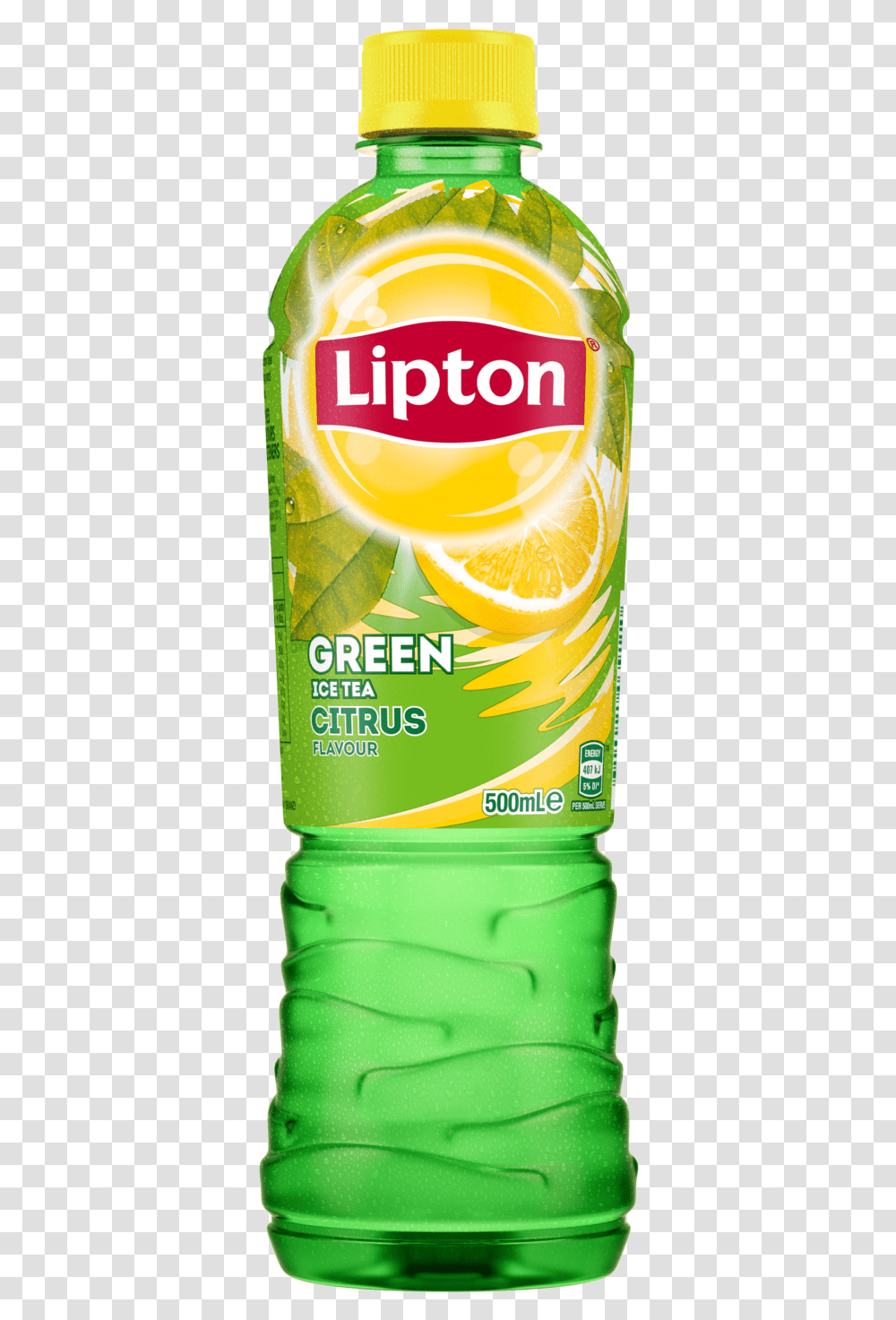 Lipton Ice Tea Green Tea Citrus 500ml Lipton Lemon Ice Tea, Juice, Beverage, Drink, Beer Transparent Png