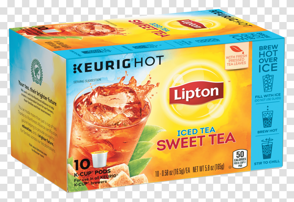 Lipton Lemon Iced Tea K Cup Download Lipton Tea K Cups Transparent Png
