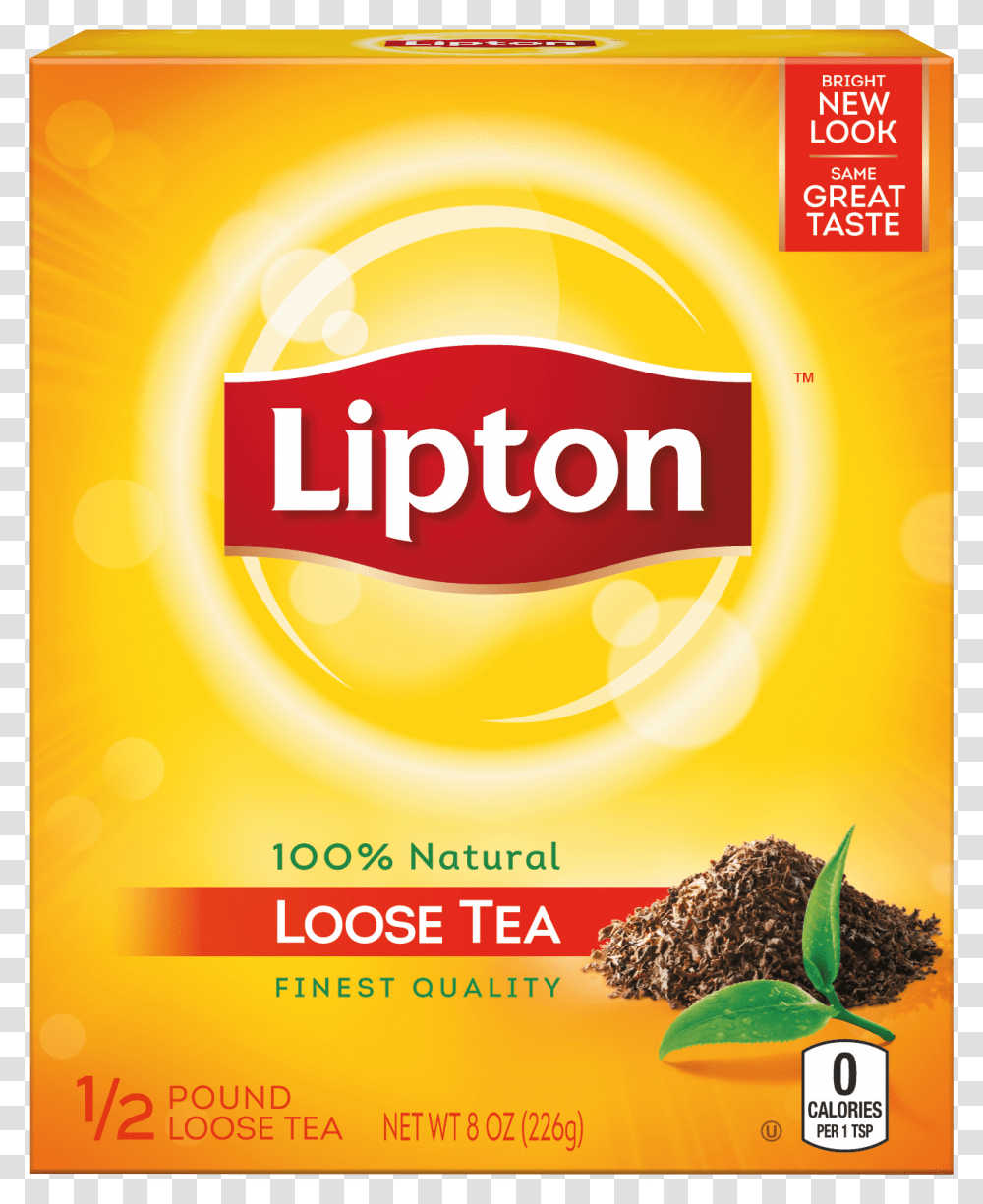 Lipton Loose Tea, Poster, Advertisement, Plant, Food Transparent Png