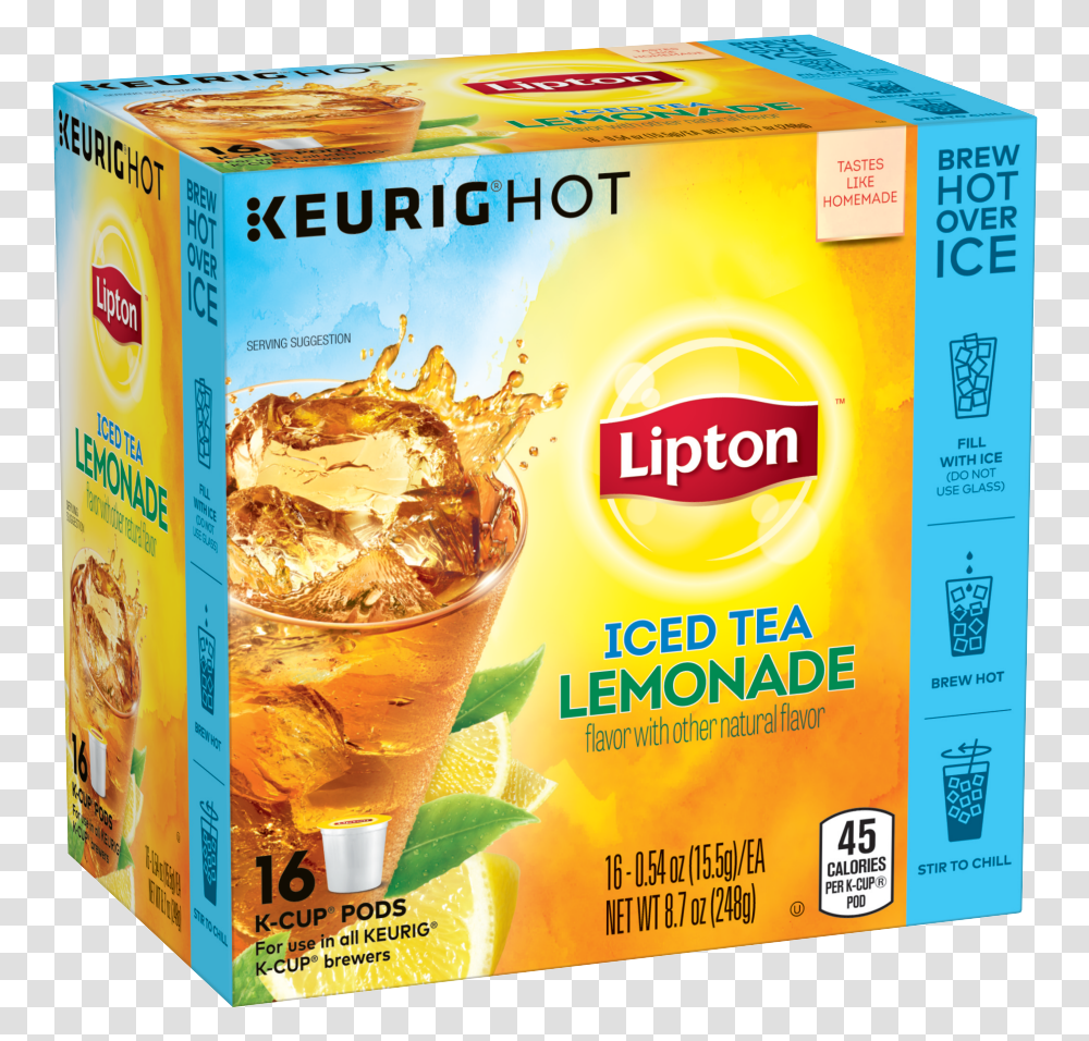Lipton Tea K Cups Download Lipton K Cups, Beverage, Juice, Ice Cream, Food Transparent Png