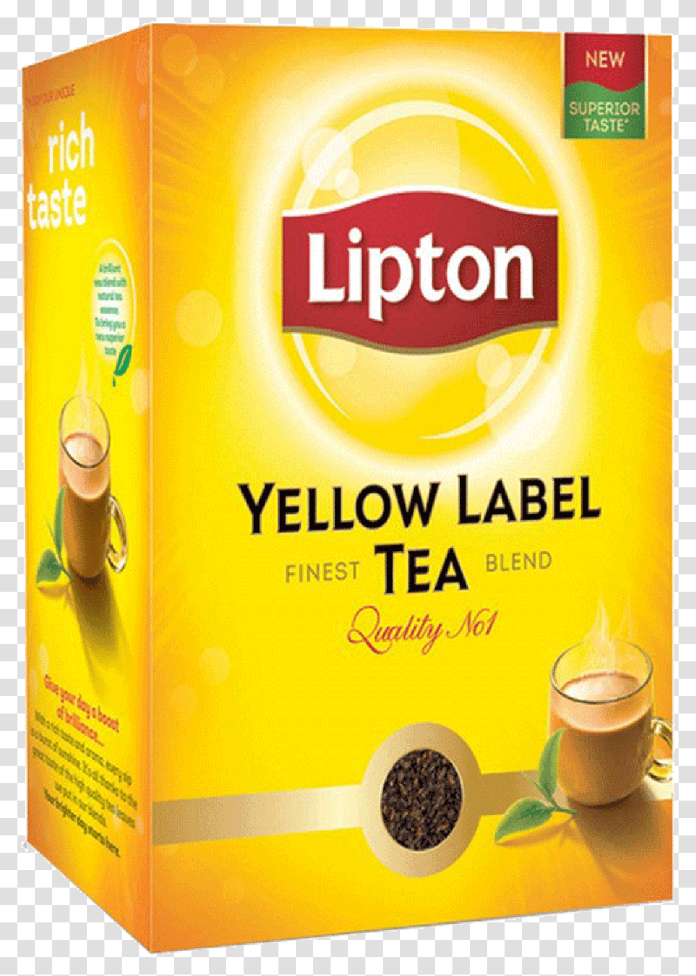 Lipton Yellow Label Tea 380 Gm Lipton Yellow Label 500 Gr, Plant, Beverage, Food, Jar Transparent Png
