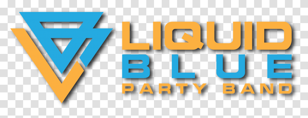 Liquid Blue Band Graphic Design, Word, Logo Transparent Png