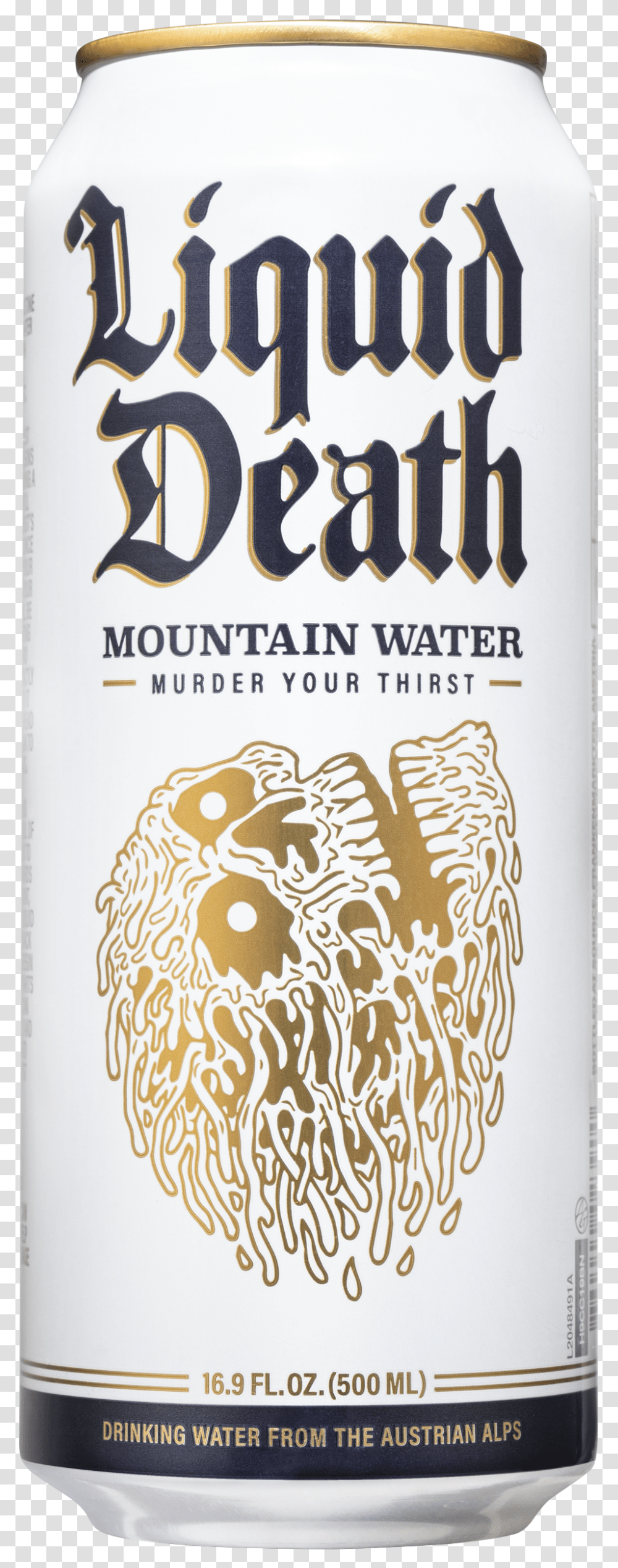 Liquid Death Can Poster, Beverage, Drink, Alcohol Transparent Png
