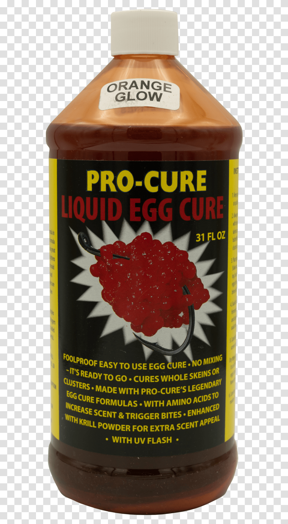 Liquid Egg Cure Orange Glow Bottle, Alcohol, Beverage, Drink, Beer Transparent Png