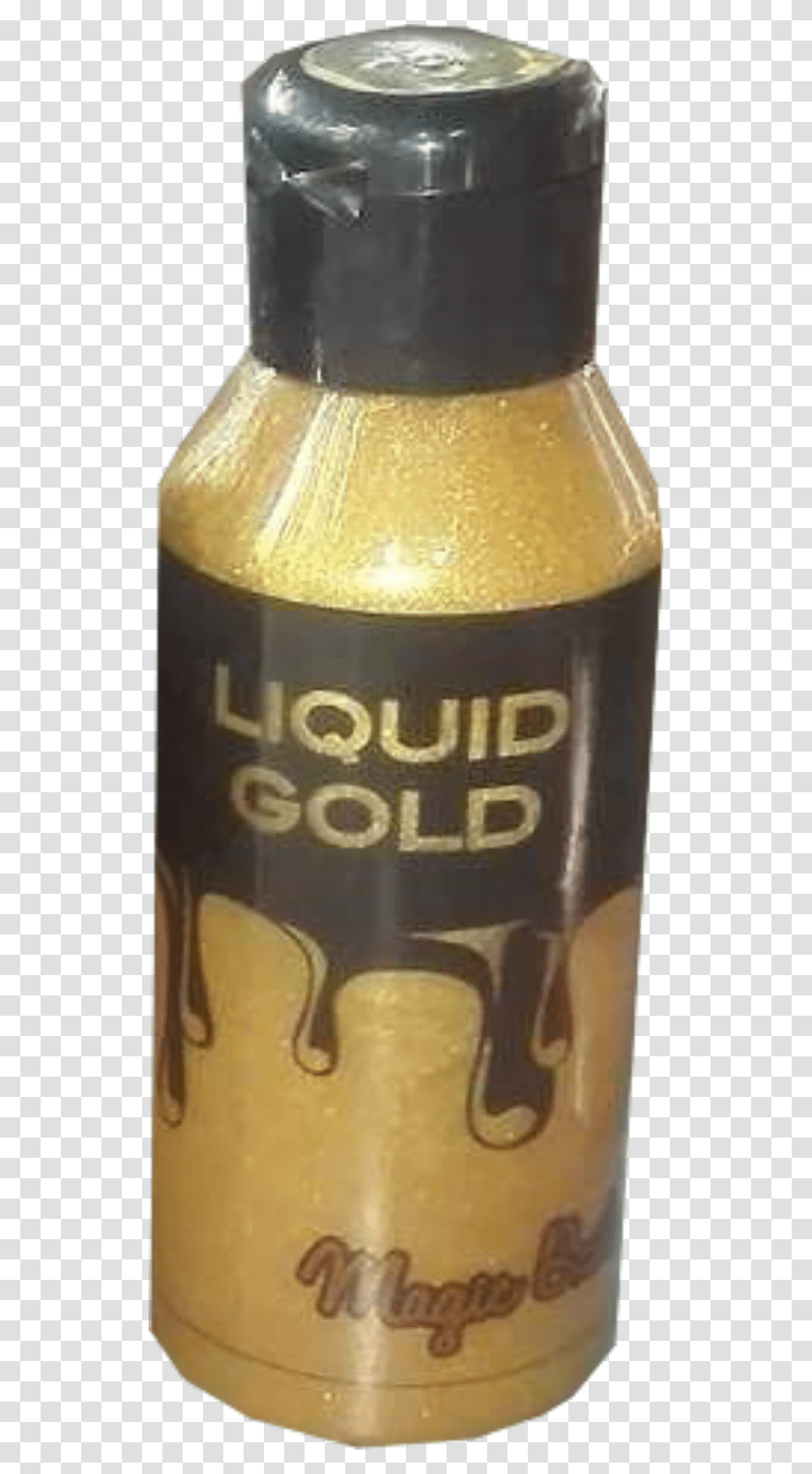 Liquid Gold Glass Bottle, Beverage, Alcohol, Food, Shaker Transparent Png