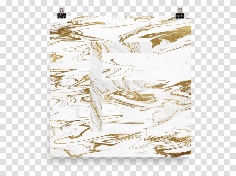 Liquid Gold Marble Letter Print Letter F Sketch, Rug, Drawing, Painting Transparent Png