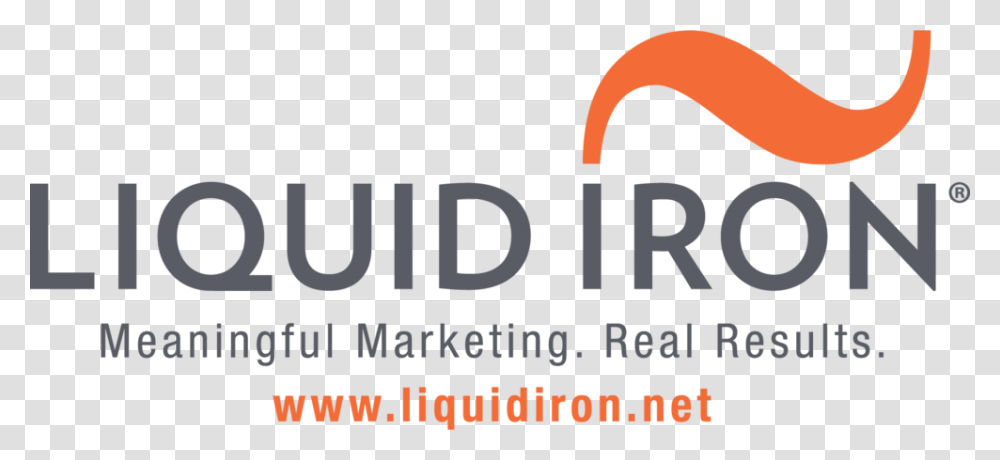 Liquid Iron Logo W Tag Website Outlined, Alphabet, Poster Transparent Png