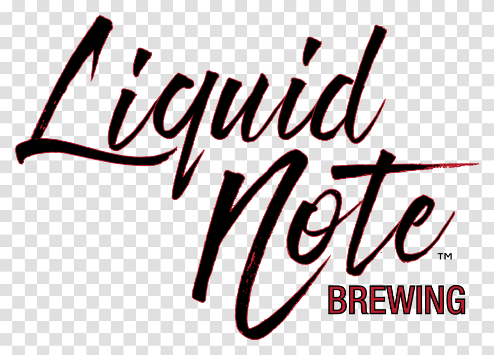 Liquid Note Brewing - Musically Infused Brews Dot, Text, Calligraphy, Handwriting Transparent Png