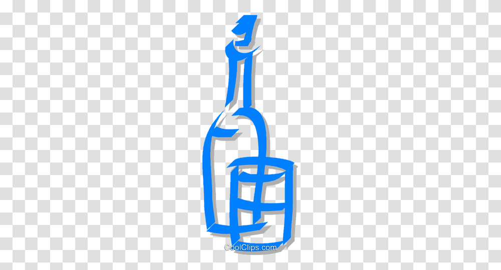 Liquor Bottle And Glass Royalty Free Vector Clip Art Illustration, Ice, Outdoors, Nature Transparent Png